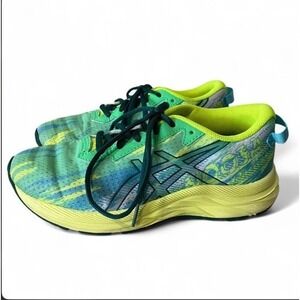 ASICS Gel-Noosa TRI 13 GS New Leaf Velvet Pine Youth Sz 5 Wm 6.5 Running Shoes